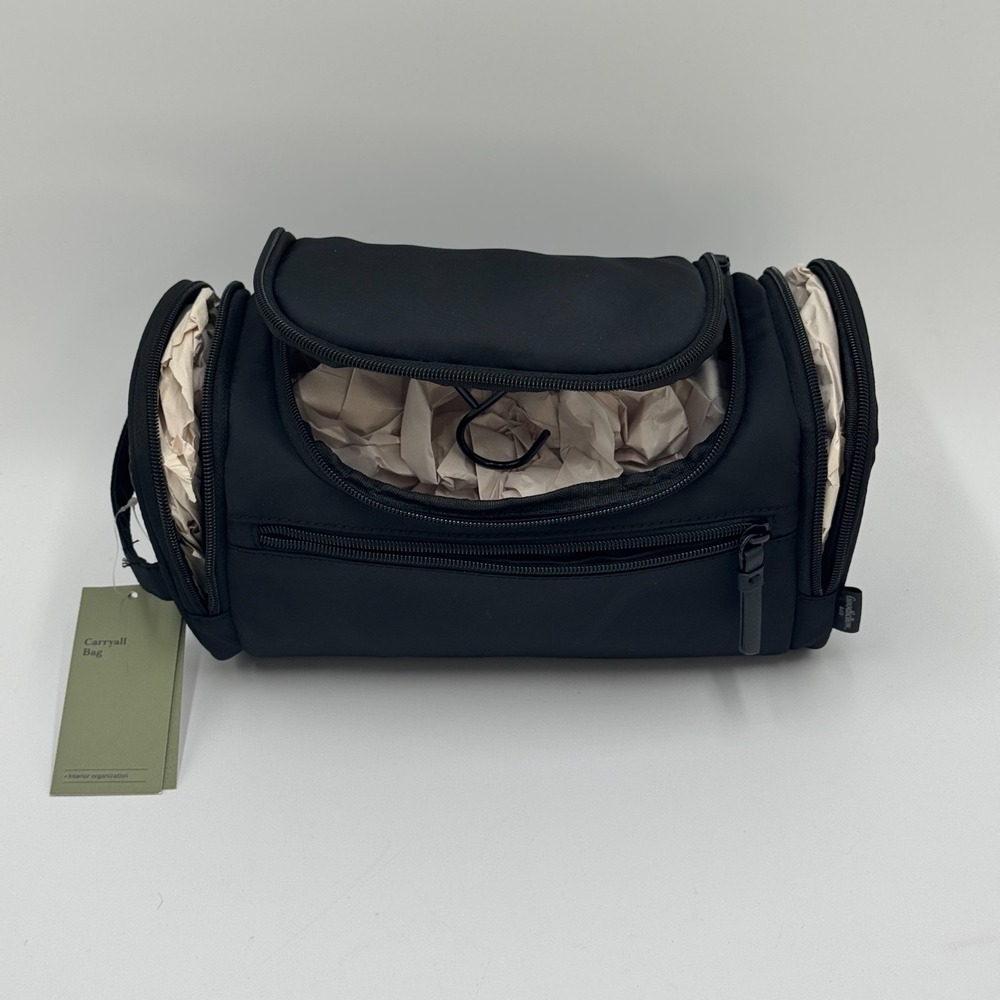 Goodfellow Carry All Bag Multi Pocket Travel Organizer Black Zip Case